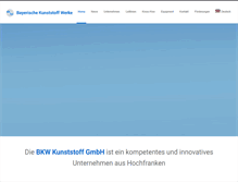Tablet Screenshot of bkw-selb.de
